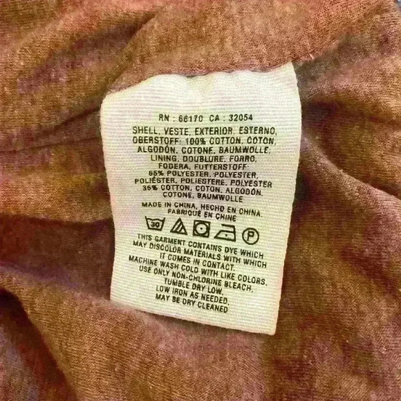 Anthropologie Pilcro and The Letterpress Chambray Puffer Vest Size M - Picture 5 of 8